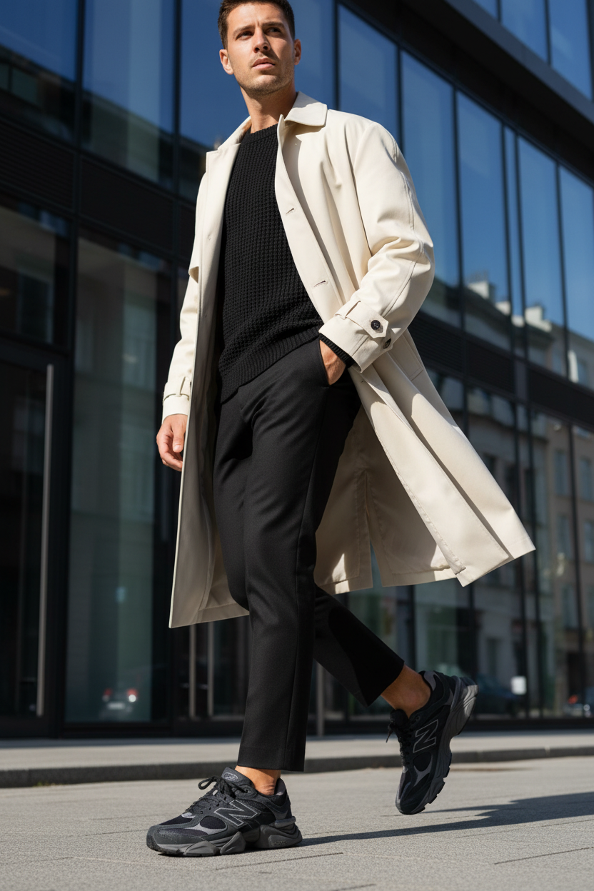 Street style photo with sneakers